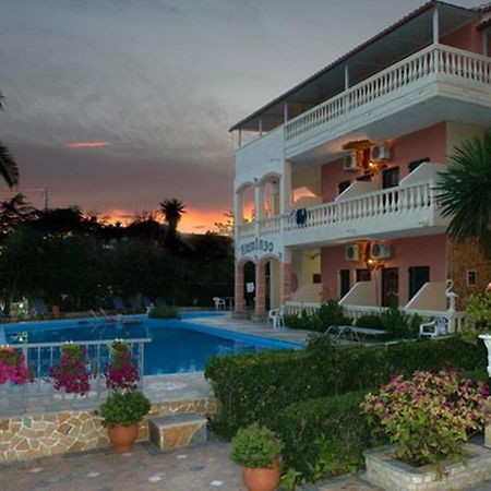 Flamingo Apartments Moraitika Corfu Eksteriør billede