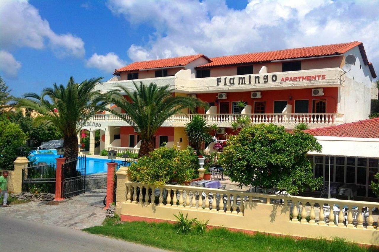 Flamingo Apartments Moraitika Corfu Eksteriør billede